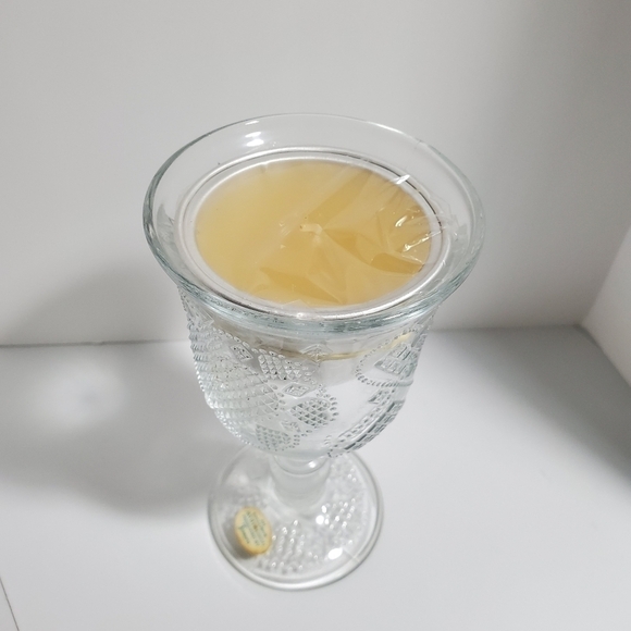 NIB vintage Avon 1978 Heart & Diamond Fostoria Loving Cup scented Candle holder - Picture 10 of 14